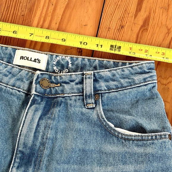 Rolla's Brad Blue Light Wash Original High Rise Straight Leg Jeans Size 29 - Picture 5 of 10